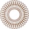 Ekena Millwork Cornelius Wood Fretwork Pierced Ceiling Medallion, Wood (Paint Grade), 18"OD x 6 3/4"ID x 3/8"T CMWP18X0375CRMF - alternate 3